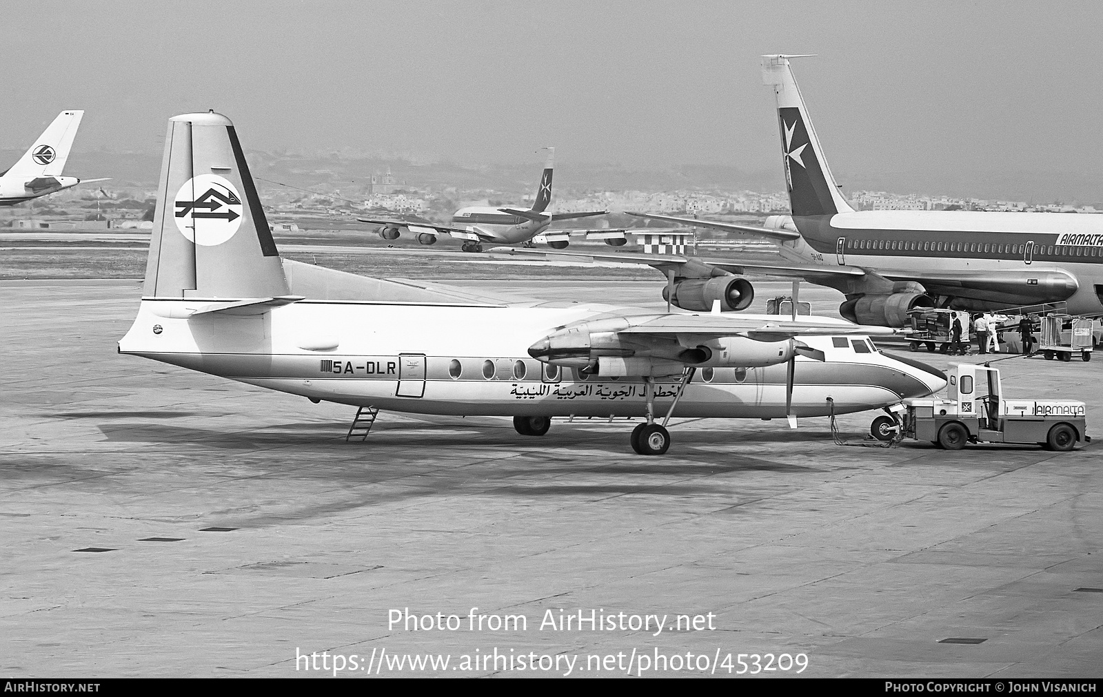 Aircraft Photo of 5A-DLR | Fokker F27-500 Friendship | Libyan Arab Airlines | AirHistory.net #453209