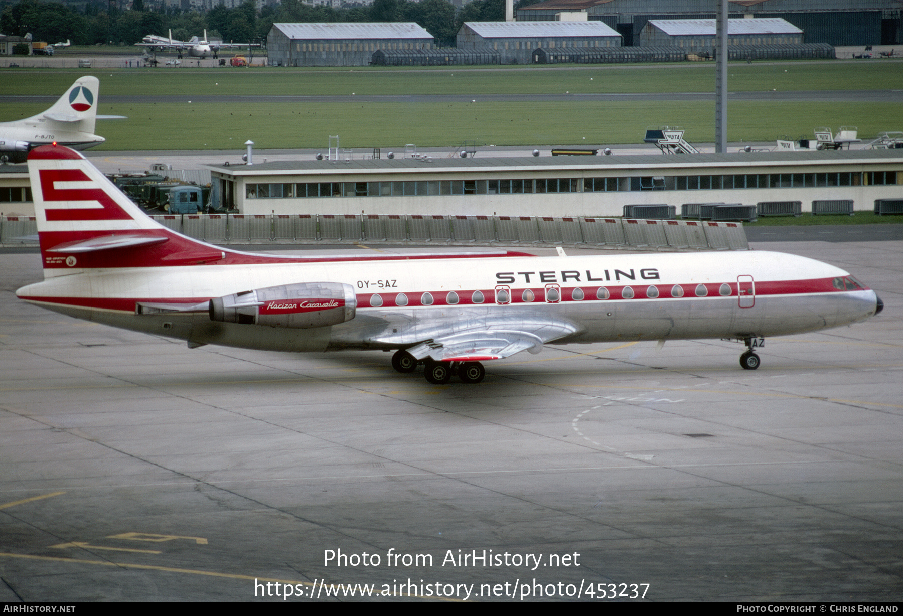 Aircraft Photo of OY-SAZ | Sud SE-210 Caravelle 10B1R | Sterling Airways | AirHistory.net #453237