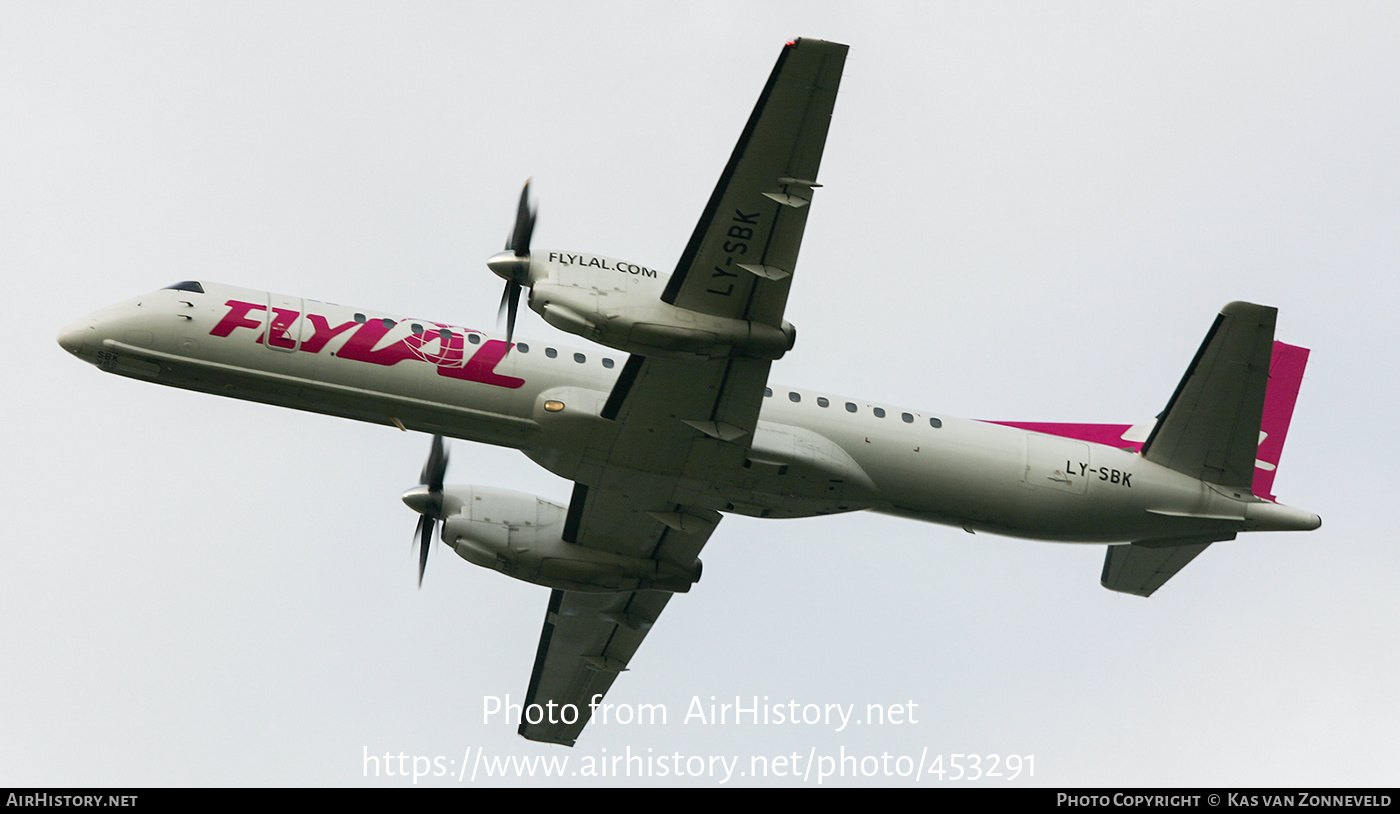 Aircraft Photo of LY-SBK | Saab 2000 | FlyLAL - Lithuanian Airlines | AirHistory.net #453291