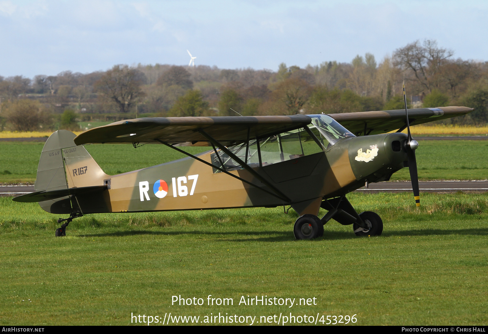 Aircraft Photo of G-LION / R167 | Piper L-21B Super Cub | Netherlands - Air Force | AirHistory.net #453296