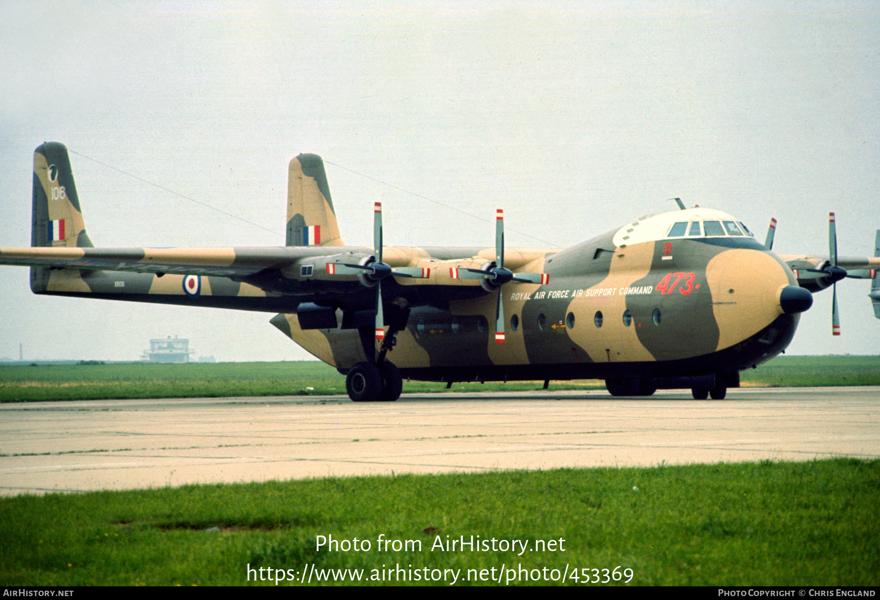 Aircraft Photo of XR106 | Armstrong Whitworth AW-660 Argosy C.1 | UK - Air Force | AirHistory.net #453369