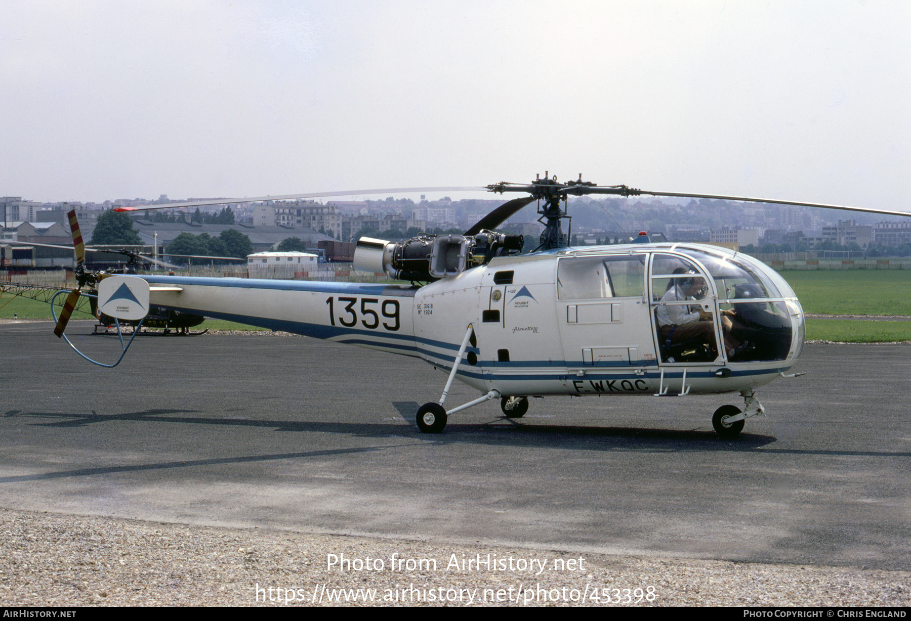 Aircraft Photo of F-WKQC | Aerospatiale SA-316B Alouette III | AirHistory.net #453398