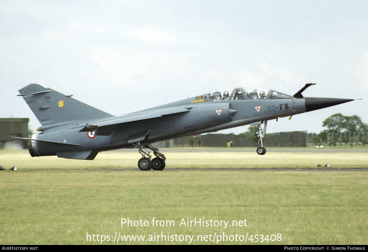 Aircraft Photo of 519 | Dassault Mirage F1B | France - Air Force | AirHistory.net #453408