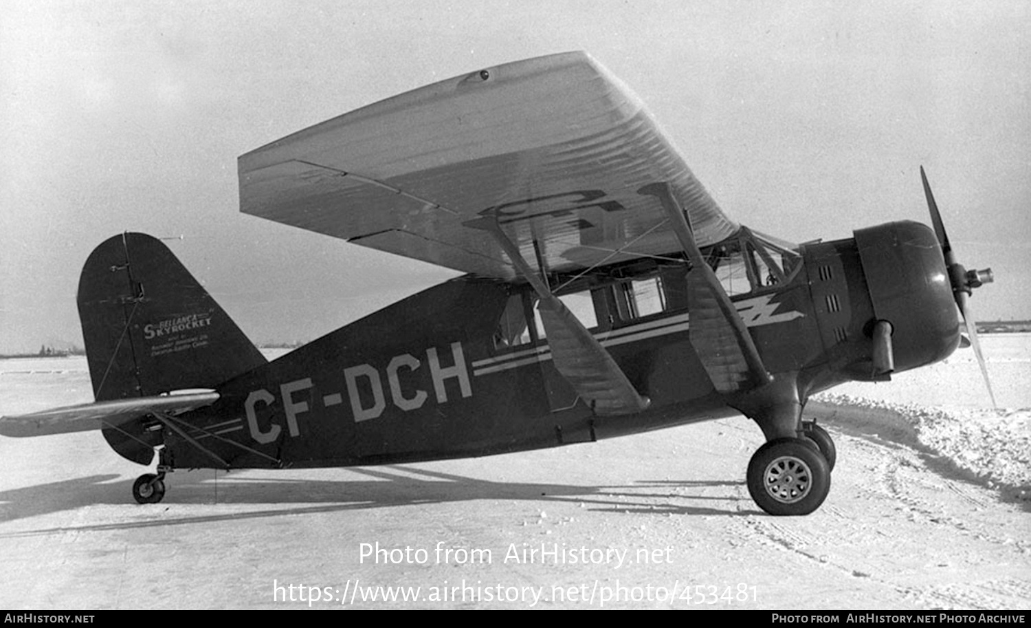 Aircraft Photo of CF-DCH | Northwest Industries 31-55A Senior Skyrocket | AirHistory.net #453481