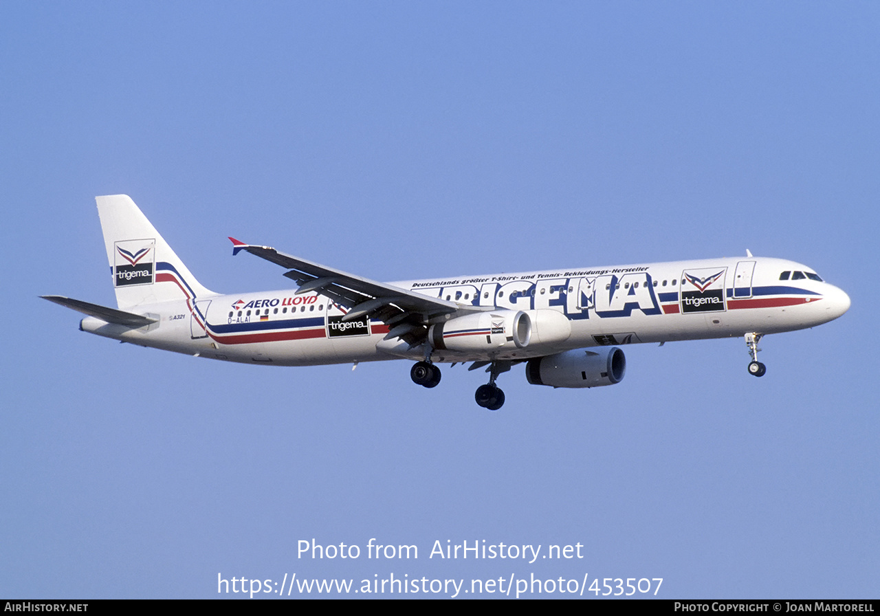 Aircraft Photo of D-ALAI | Airbus A321-231 | Aero Lloyd | AirHistory.net #453507