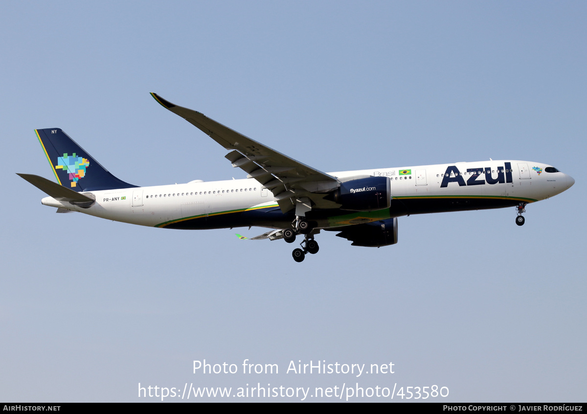 Aircraft Photo of PR-ANY | Airbus A330-941N | Azul Linhas Aéreas Brasileiras | AirHistory.net #453580