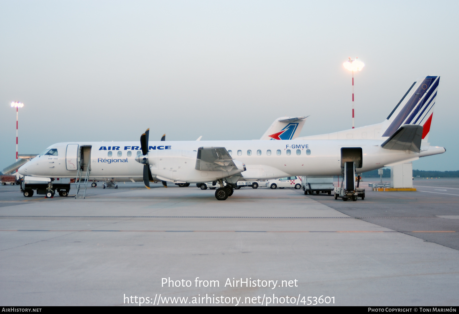 Aircraft Photo of F-GMVE | Saab 2000 | Air France | AirHistory.net #453601