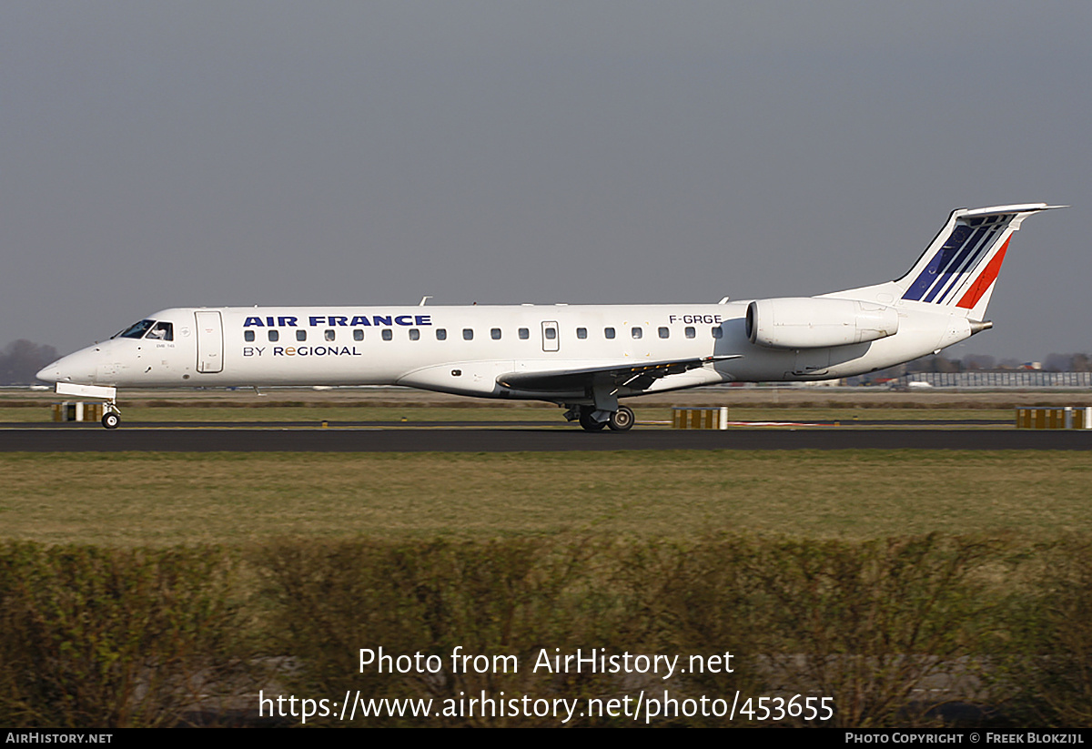 Aircraft Photo of F-GRGE | Embraer ERJ-145EU (EMB-145EU) | Air France | AirHistory.net #453655