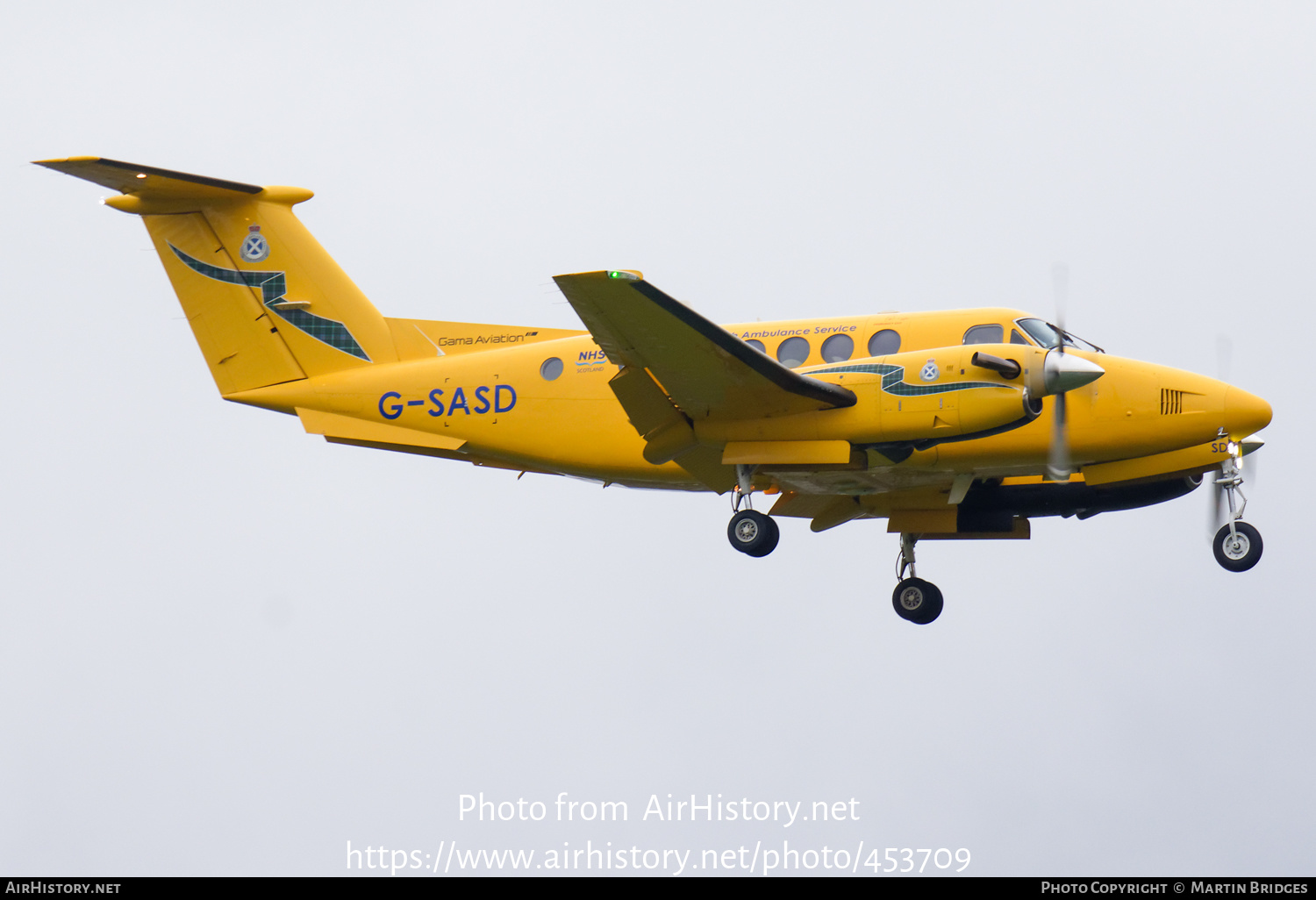 Aircraft Photo of G-SASD | Raytheon B200C King Air | Scottish Ambulance Service | AirHistory.net #453709