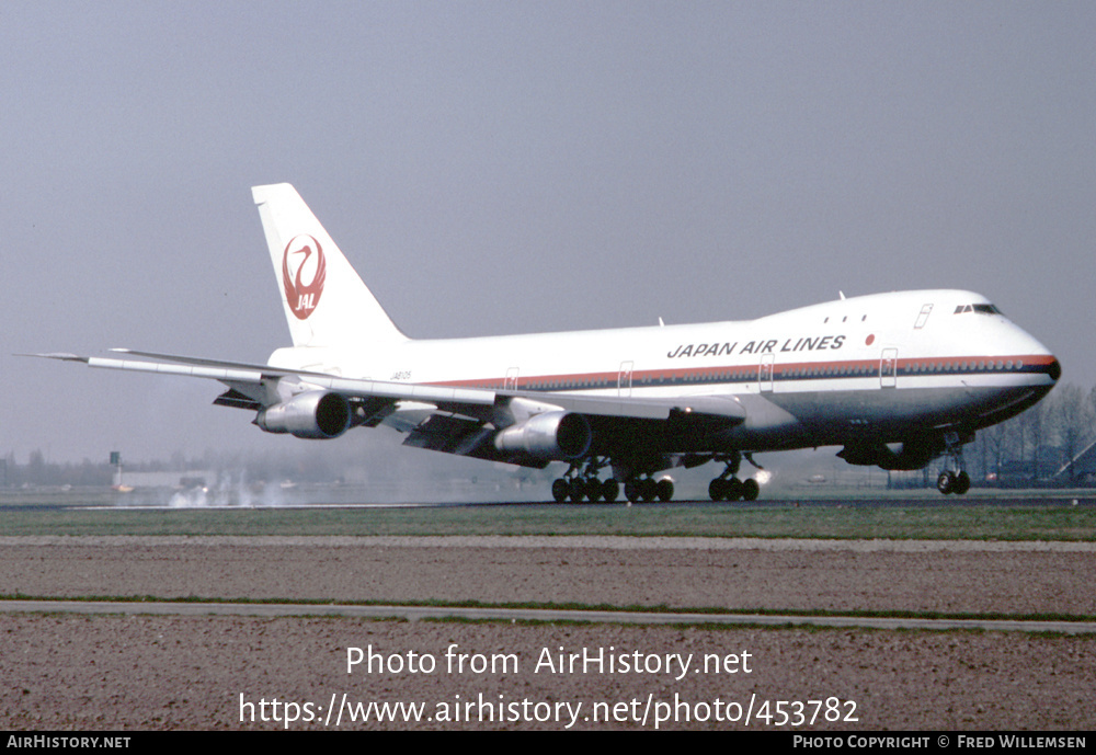 Aircraft Photo of JA8105 | Boeing 747-246B | Japan Air Lines - JAL | AirHistory.net #453782