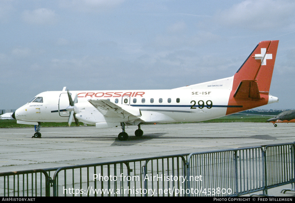 Aircraft Photo of SE-ISF | Saab-Fairchild SF-340A | Crossair | AirHistory.net #453800