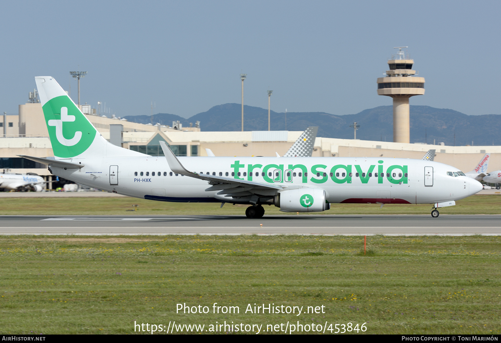 Aircraft Photo of PH-HXK | Boeing 737-800 | Transavia | AirHistory.net #453846