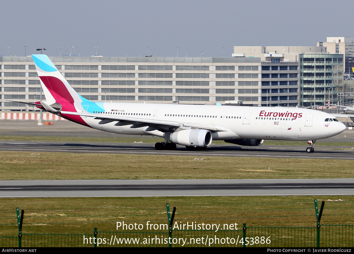 Aircraft Photo of OO-SFB | Airbus A330-342 | Eurowings | AirHistory.net #453886