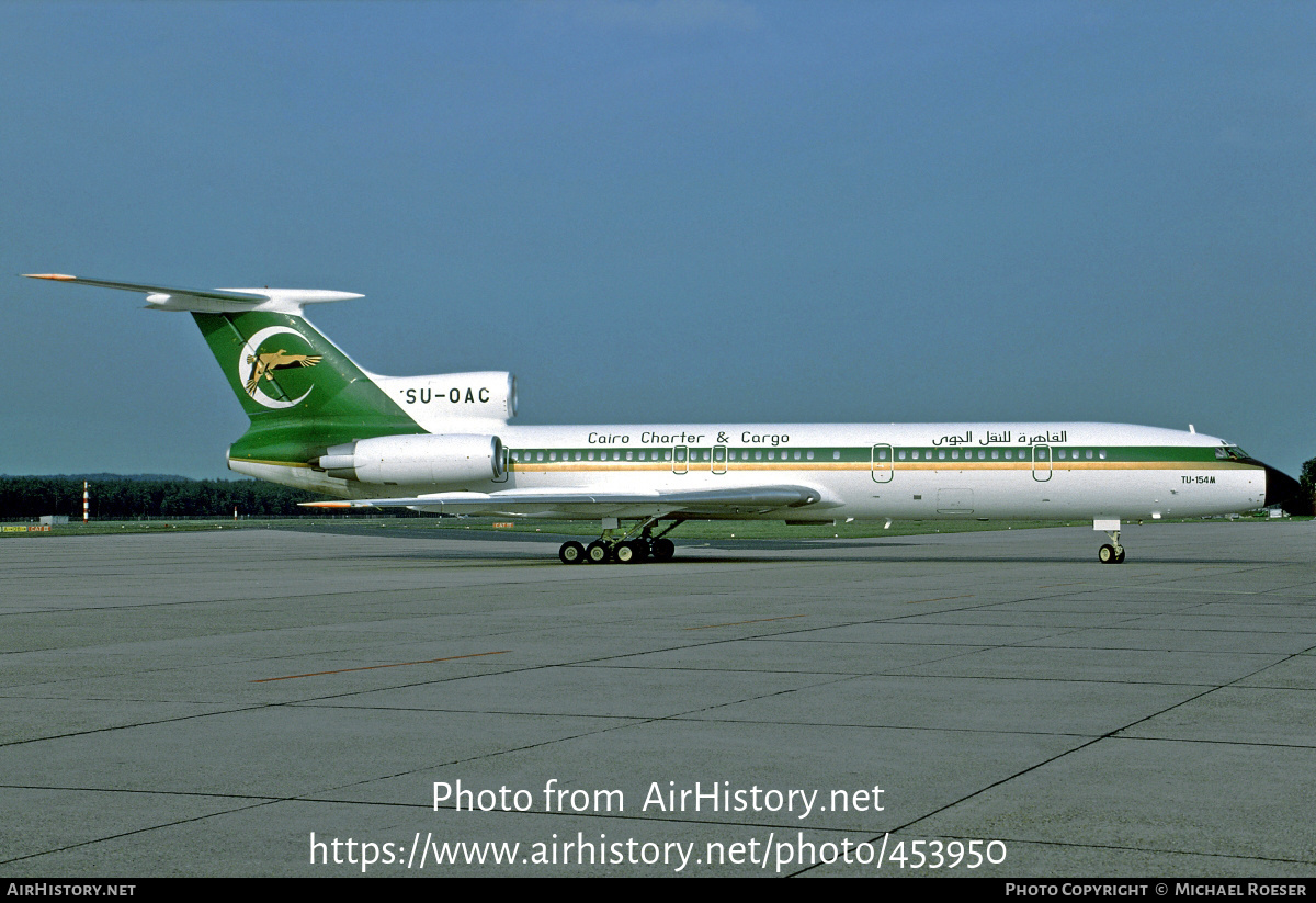 Aircraft Photo of SU-OAC | Tupolev Tu-154M | Cairo Charter & Cargo | AirHistory.net #453950