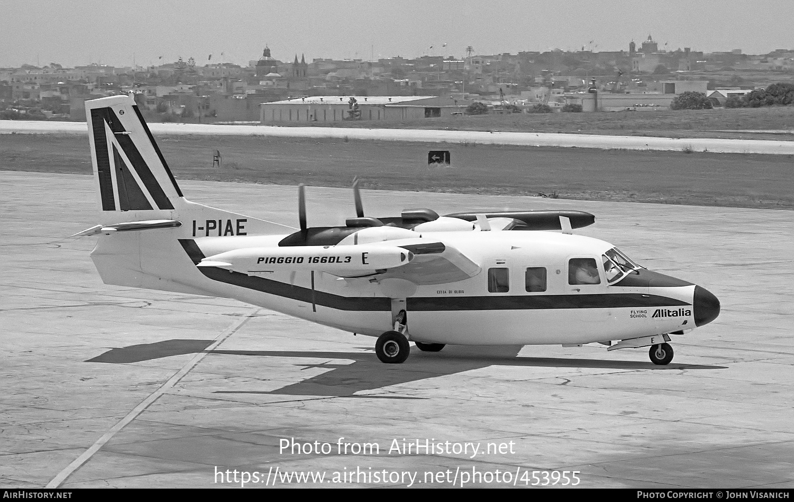 Aircraft Photo of I-PIAE | Piaggio P-166DL-3 | Alitalia - Scuola di Volo | AirHistory.net #453955