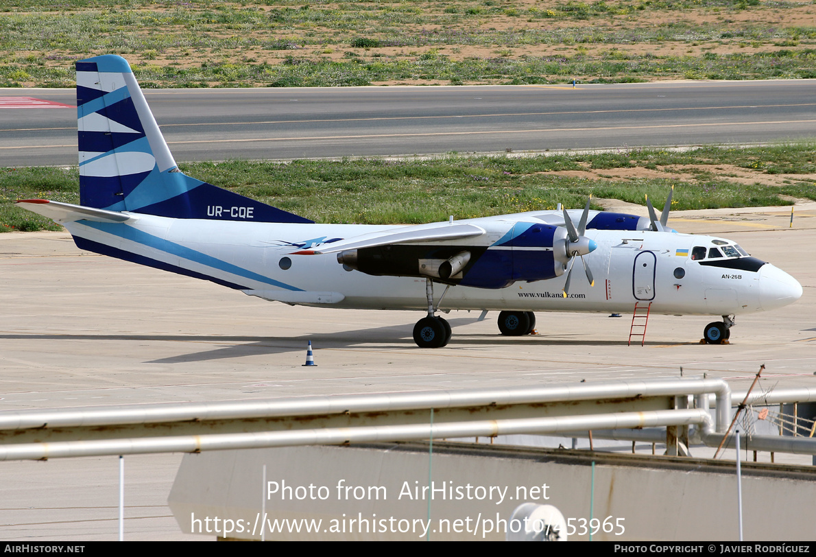 Aircraft Photo of UR-CQE | Antonov An-26B | Vulkan Air | AirHistory.net #453965