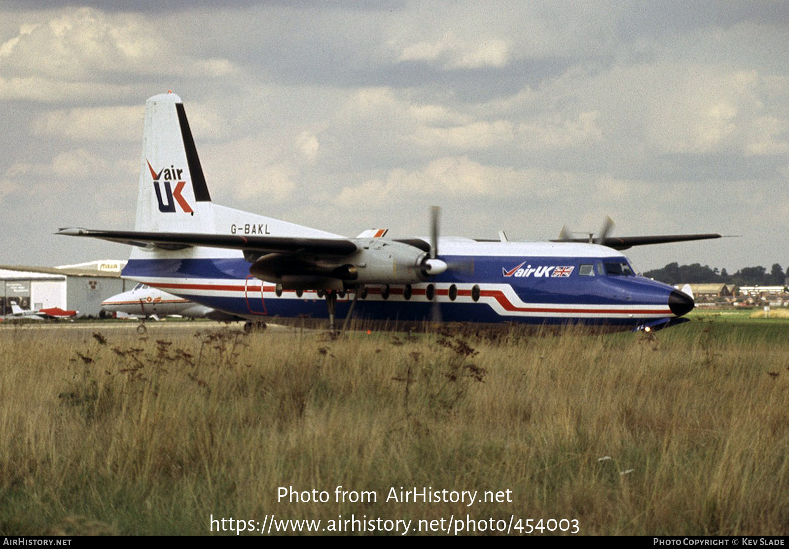 Aircraft Photo of G-BAKL | Fokker F27-200 Friendship | Air UK | AirHistory.net #454003