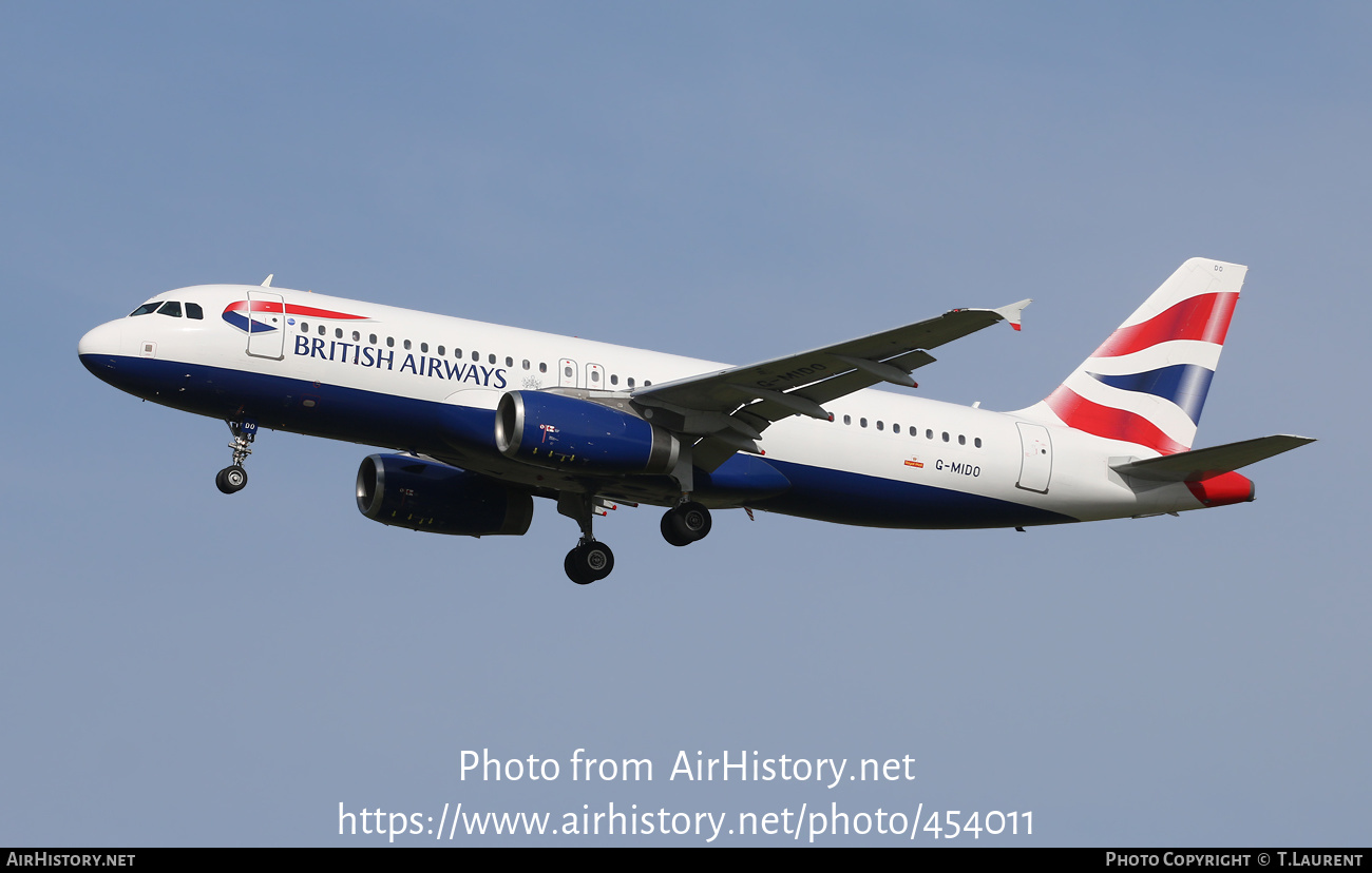 Aircraft Photo of G-MIDO | Airbus A320-232 | British Airways | AirHistory.net #454011