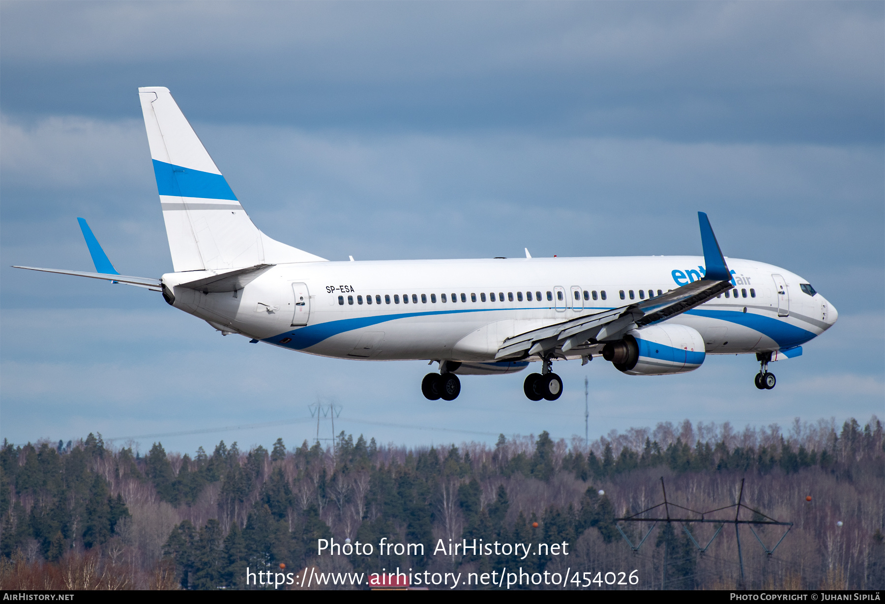 Aircraft Photo of SP-ESA | Boeing 737-8Q8 | Enter Air | AirHistory.net #454026