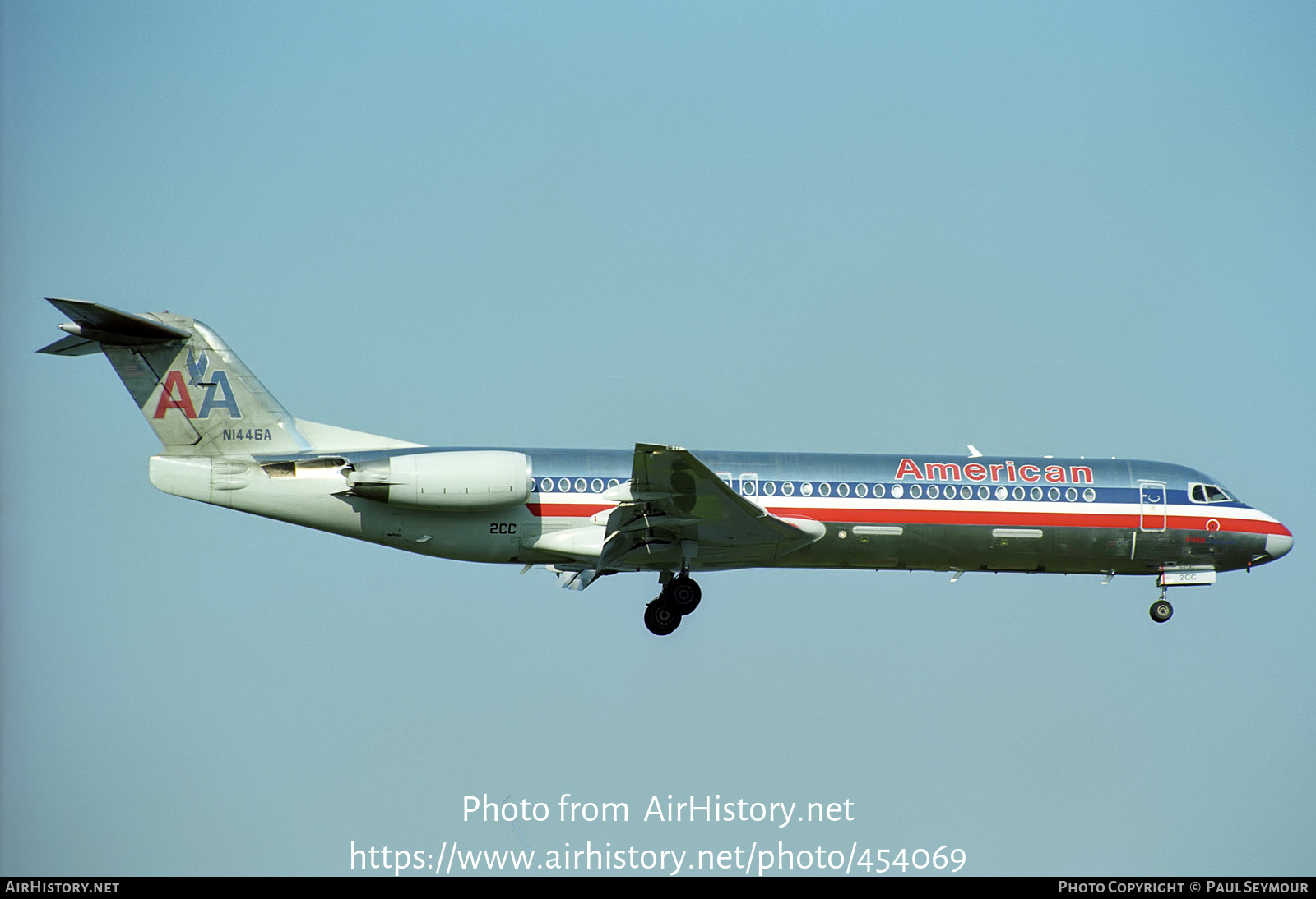 Aircraft Photo of N1446A | Fokker 100 (F28-0100) | American Airlines | AirHistory.net #454069