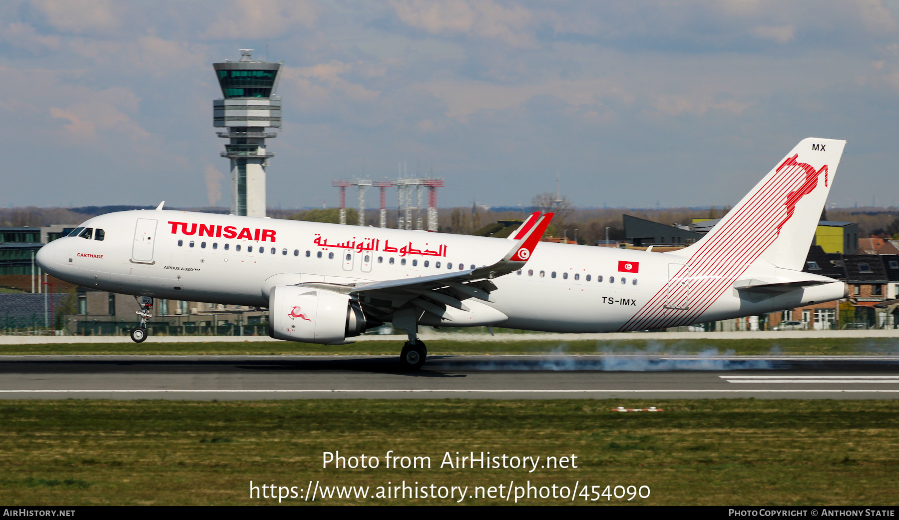 Aircraft Photo of TS-IMX | Airbus A320-251N | Tunisair | AirHistory.net #454090