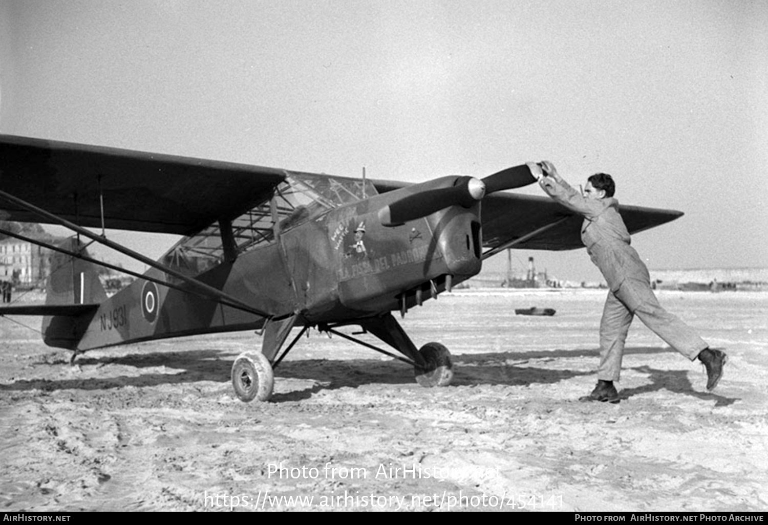 Aircraft Photo of NJ831 | Taylorcraft E Auster Mk3 | UK - Air Force | AirHistory.net #454141