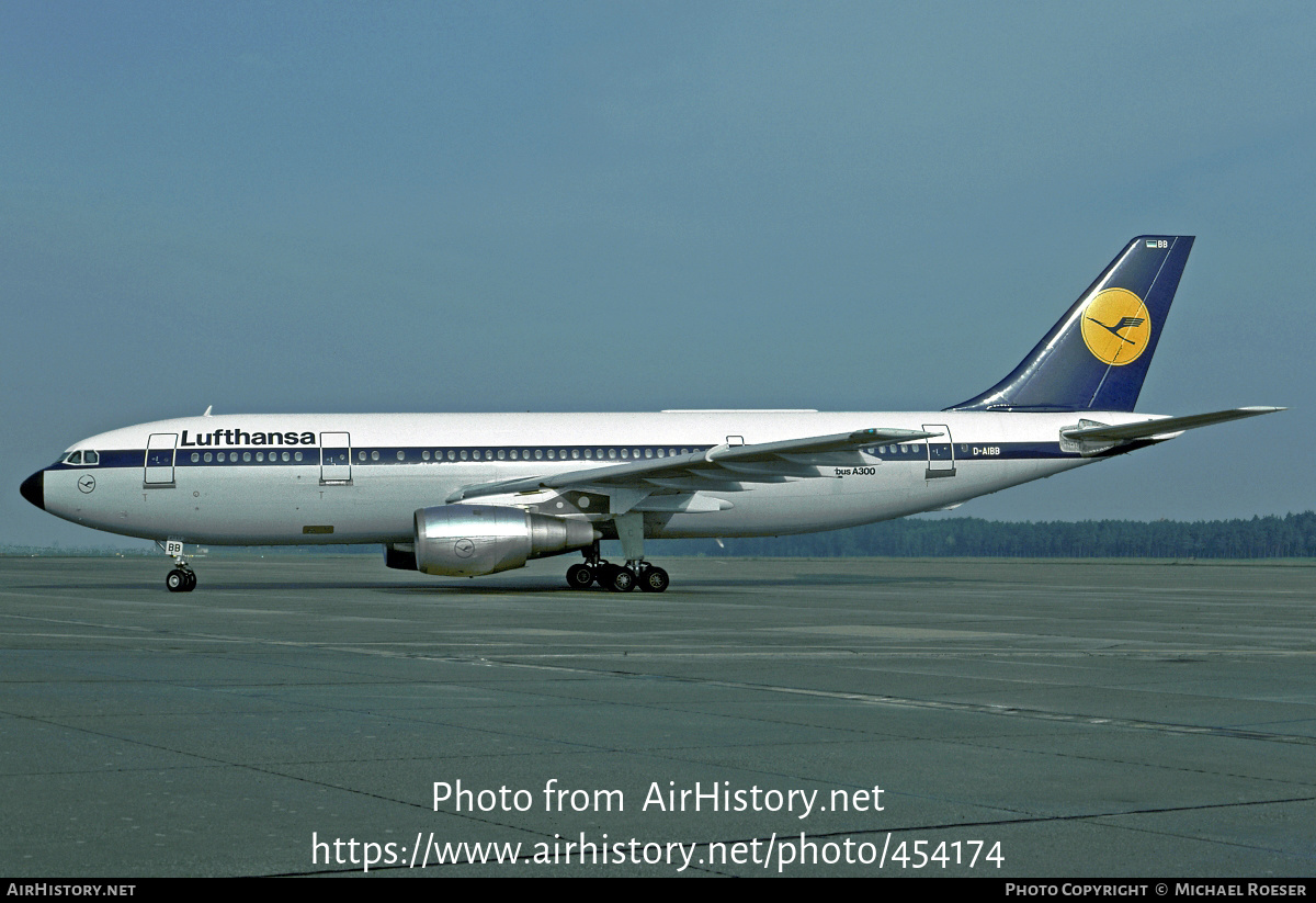 Aircraft Photo of D-AIBB | Airbus A300B4-2C | Lufthansa | AirHistory.net #454174