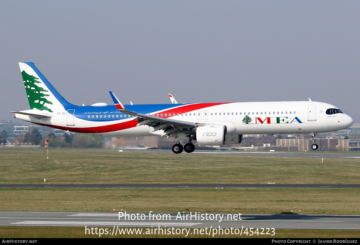 Aircraft Photo of T7-ME1 | Airbus A321-271N | MEA - Middle East Airlines | AirHistory.net #454223