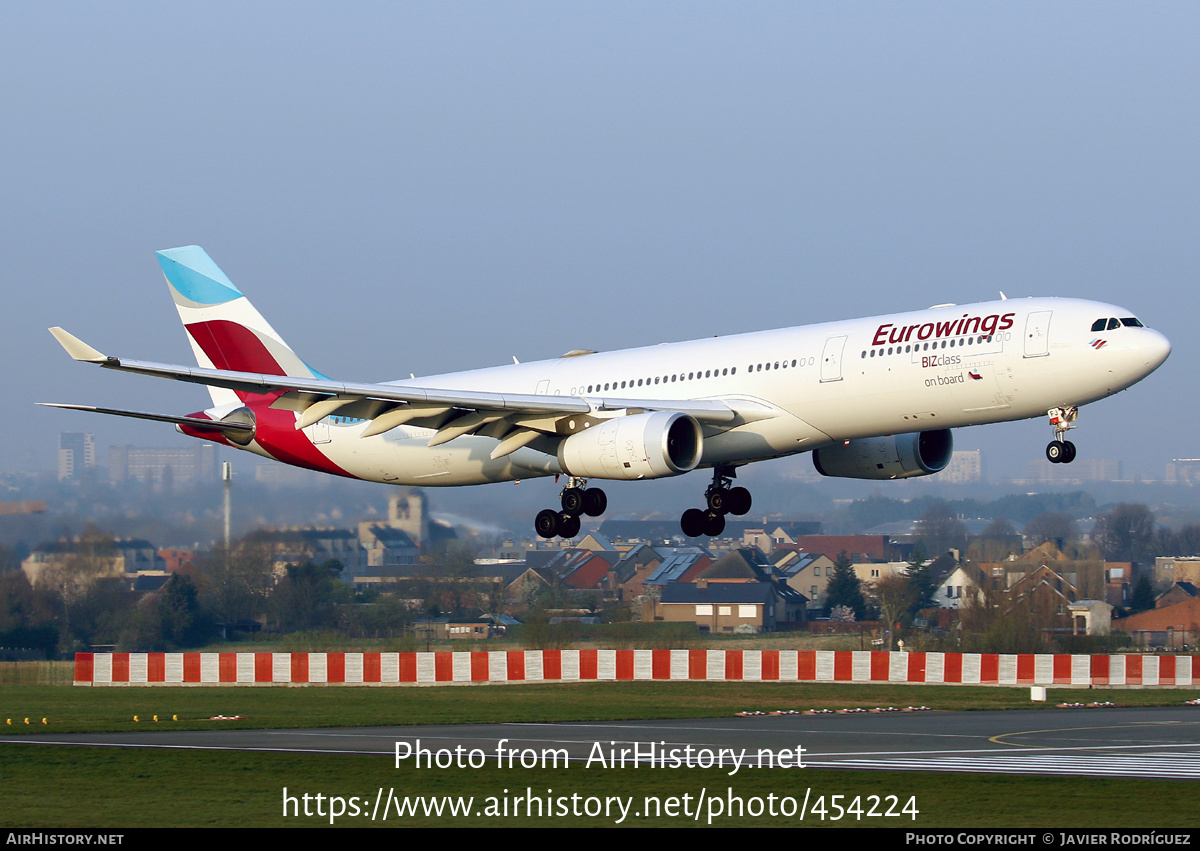 Aircraft Photo of OO-SFJ | Airbus A330-343 | Eurowings | AirHistory.net #454224