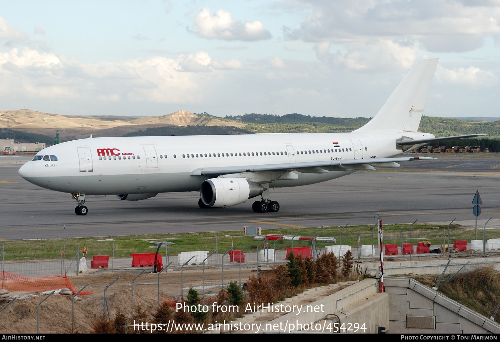 Aircraft Photo of SU-BMM | Airbus A300B4-203 | AMC Airlines | AirHistory.net #454294