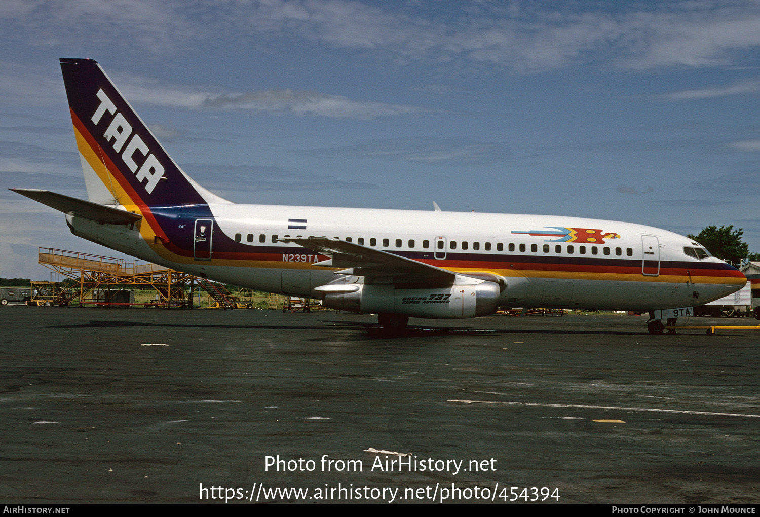 Aircraft Photo of N239TA | Boeing 737-25A/Adv | TACA - Transportes Aéreos Centro Americanos | AirHistory.net #454394