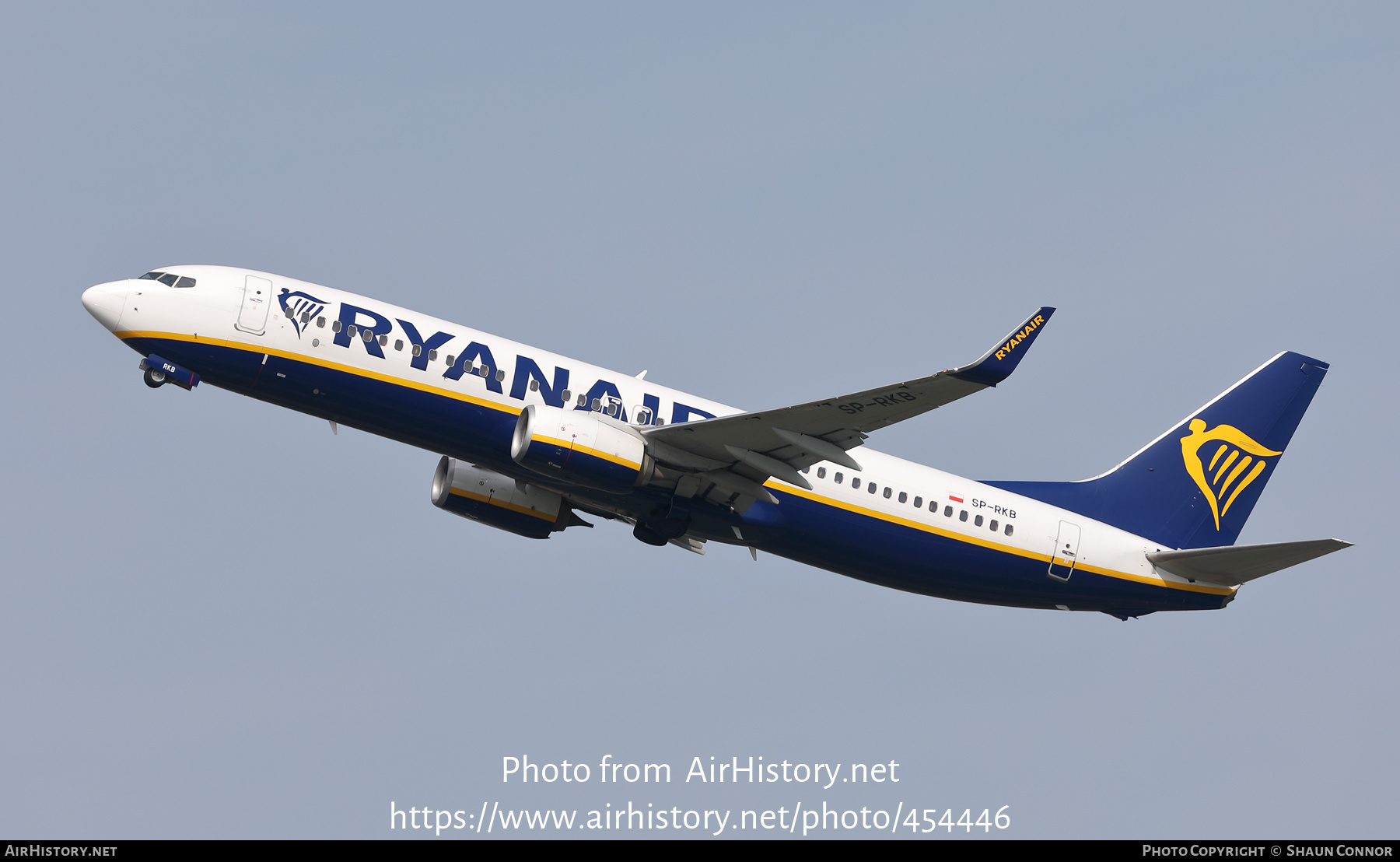 Aircraft Photo of SP-RKB | Boeing 737-8AS | Ryanair | AirHistory.net #454446