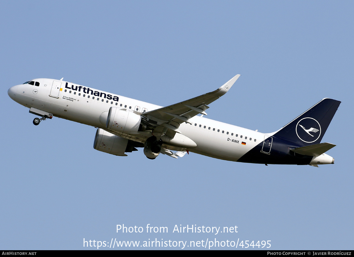 Aircraft Photo of D-AINX | Airbus A320-271N | Lufthansa | AirHistory.net #454495