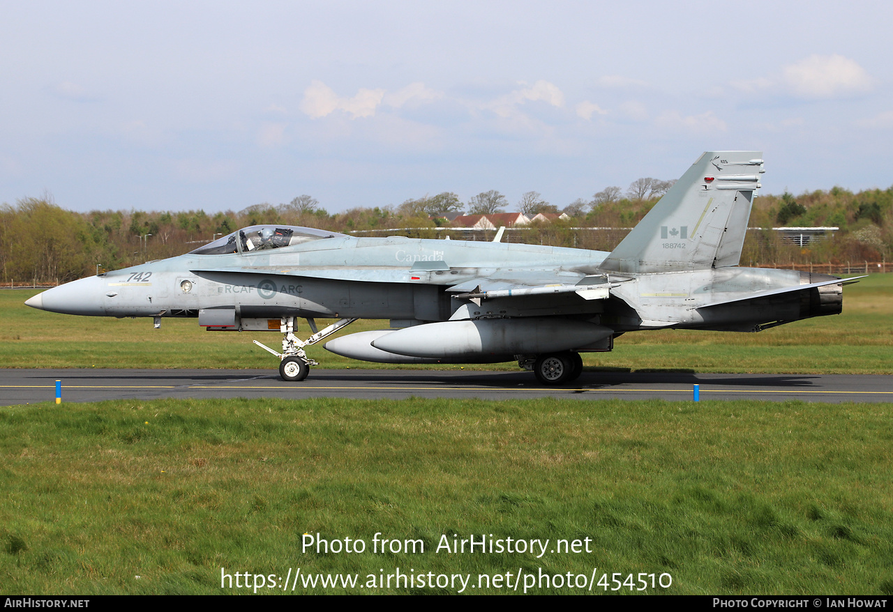 Aircraft Photo of 188742 | McDonnell Douglas CF-188 Hornet | Canada - Air Force | AirHistory.net #454510