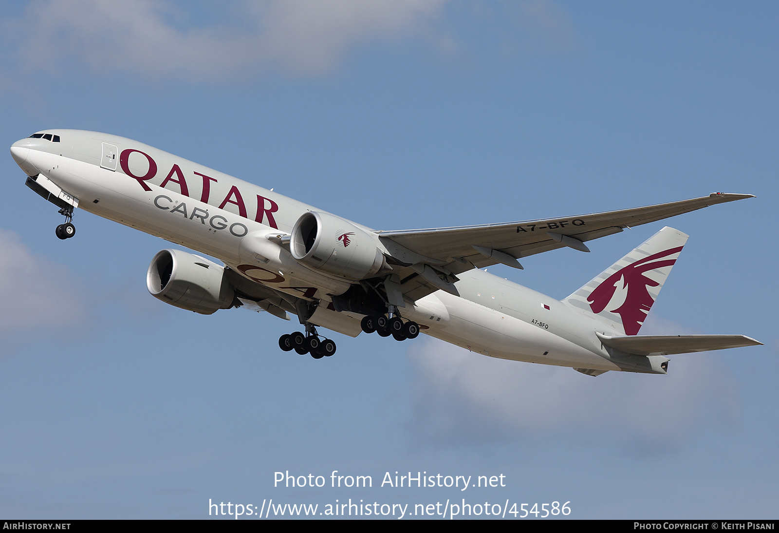 Aircraft Photo of A7-BFQ | Boeing 777-F | Qatar Airways Cargo | AirHistory.net #454586