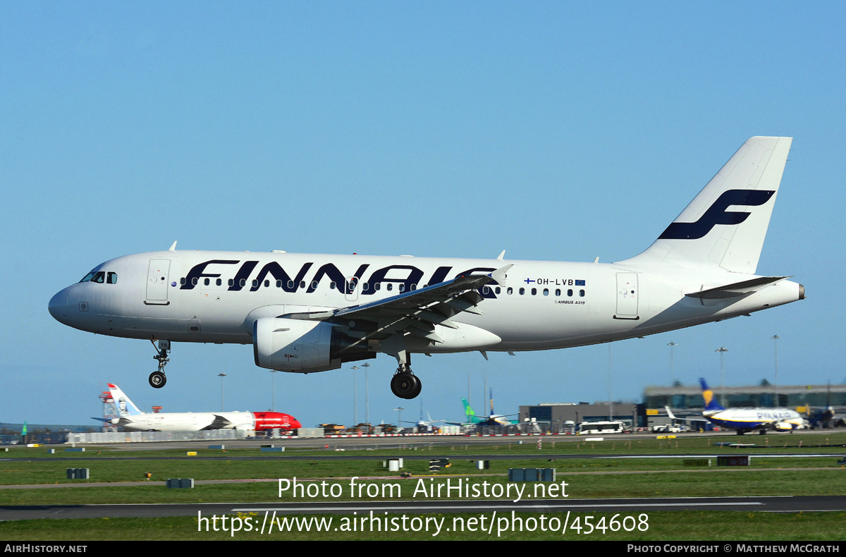 Aircraft Photo of OH-LVB | Airbus A319-112 | Finnair | AirHistory.net #454608