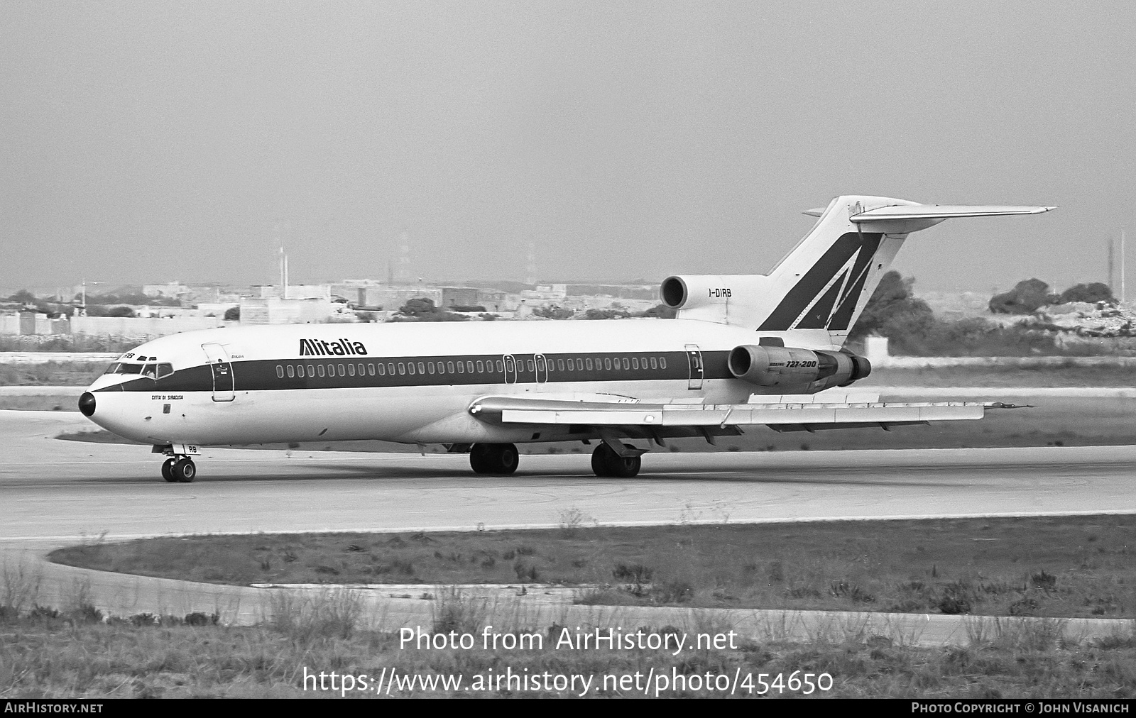 Aircraft Photo of I-DIRB | Boeing 727-243/Adv | Alitalia | AirHistory.net #454650