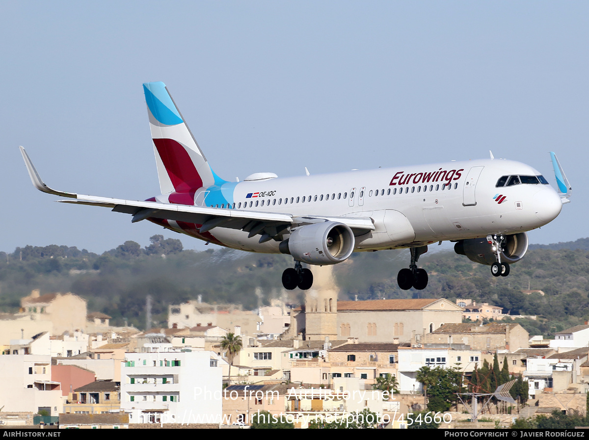 Aircraft Photo of OE-IQC | Airbus A320-214 | Eurowings | AirHistory.net #454660