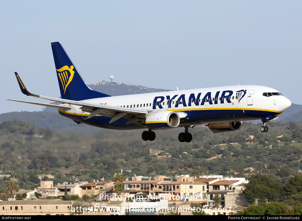 Aircraft Photo of 9H-QEB | Boeing 737-800 | Ryanair | AirHistory.net #454667