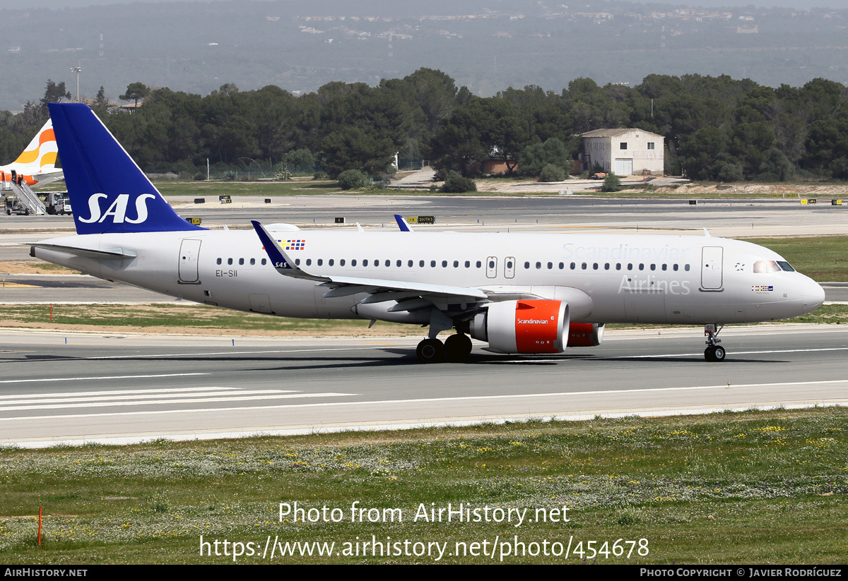 Aircraft Photo of EI-SII | Airbus A320-251N | Scandinavian Airlines - SAS | AirHistory.net #454678