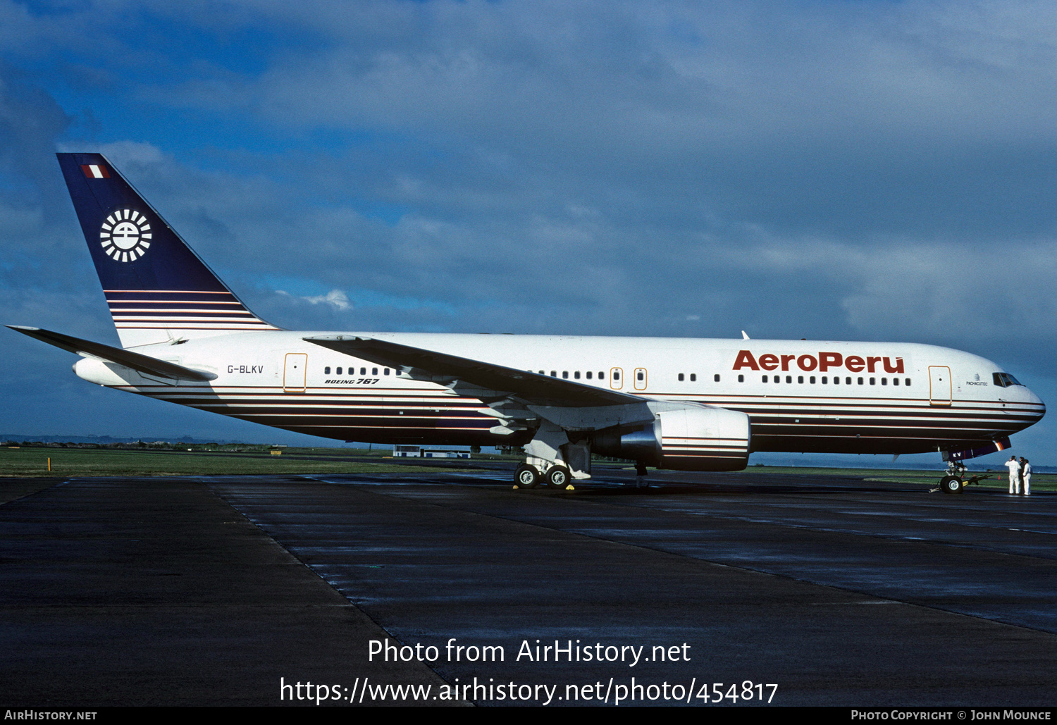 Aircraft Photo of G-BLKV | Boeing 767-204 | AeroPeru | AirHistory.net ...