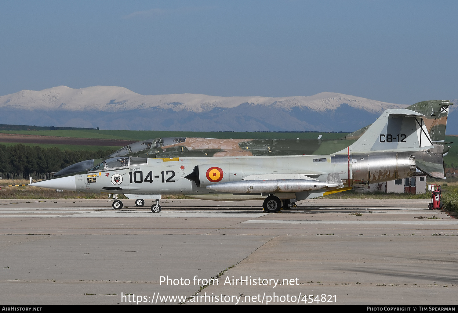 Aircraft Photo of C.8-12 | Lockheed F-104G Starfighter | Spain - Air Force | AirHistory.net #454821