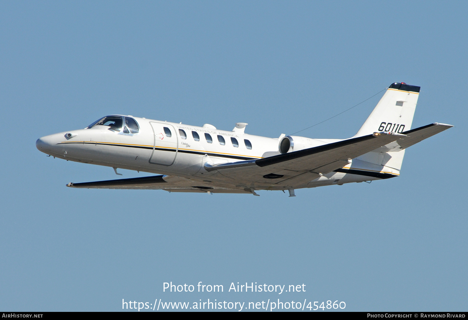 Aircraft Photo of 96-0110 / 60110 | Cessna UC-35A Citation Ultra (560) | USA - Army | AirHistory.net #454860