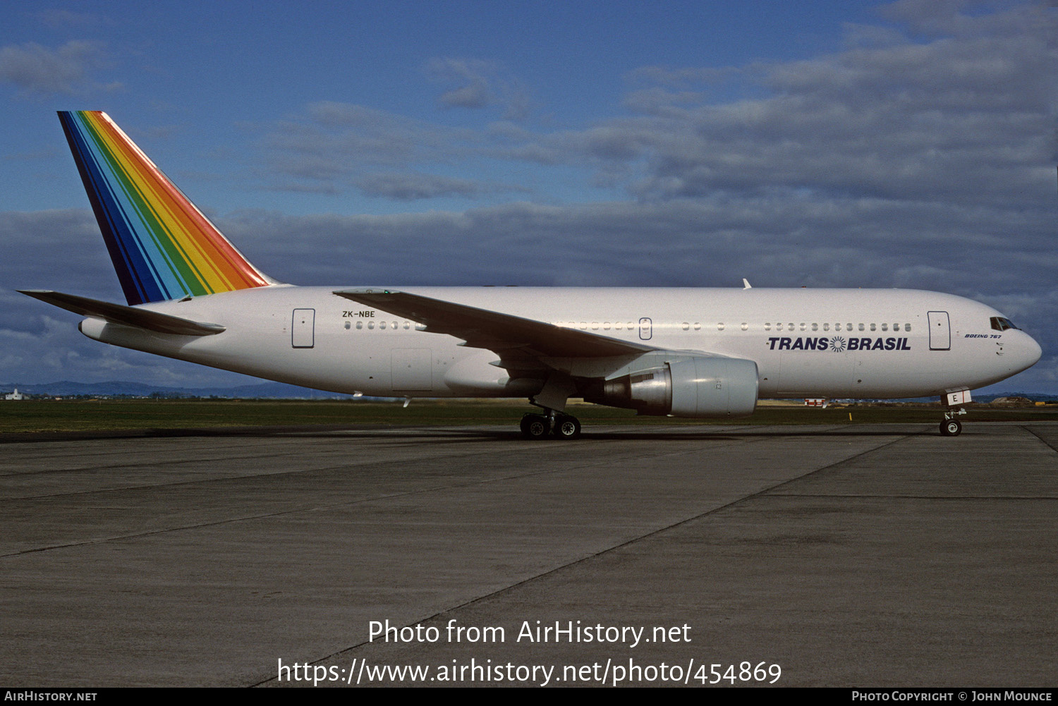 Aircraft Photo of ZK-NBE | Boeing 767-219/ER | TransBrasil | AirHistory.net #454869