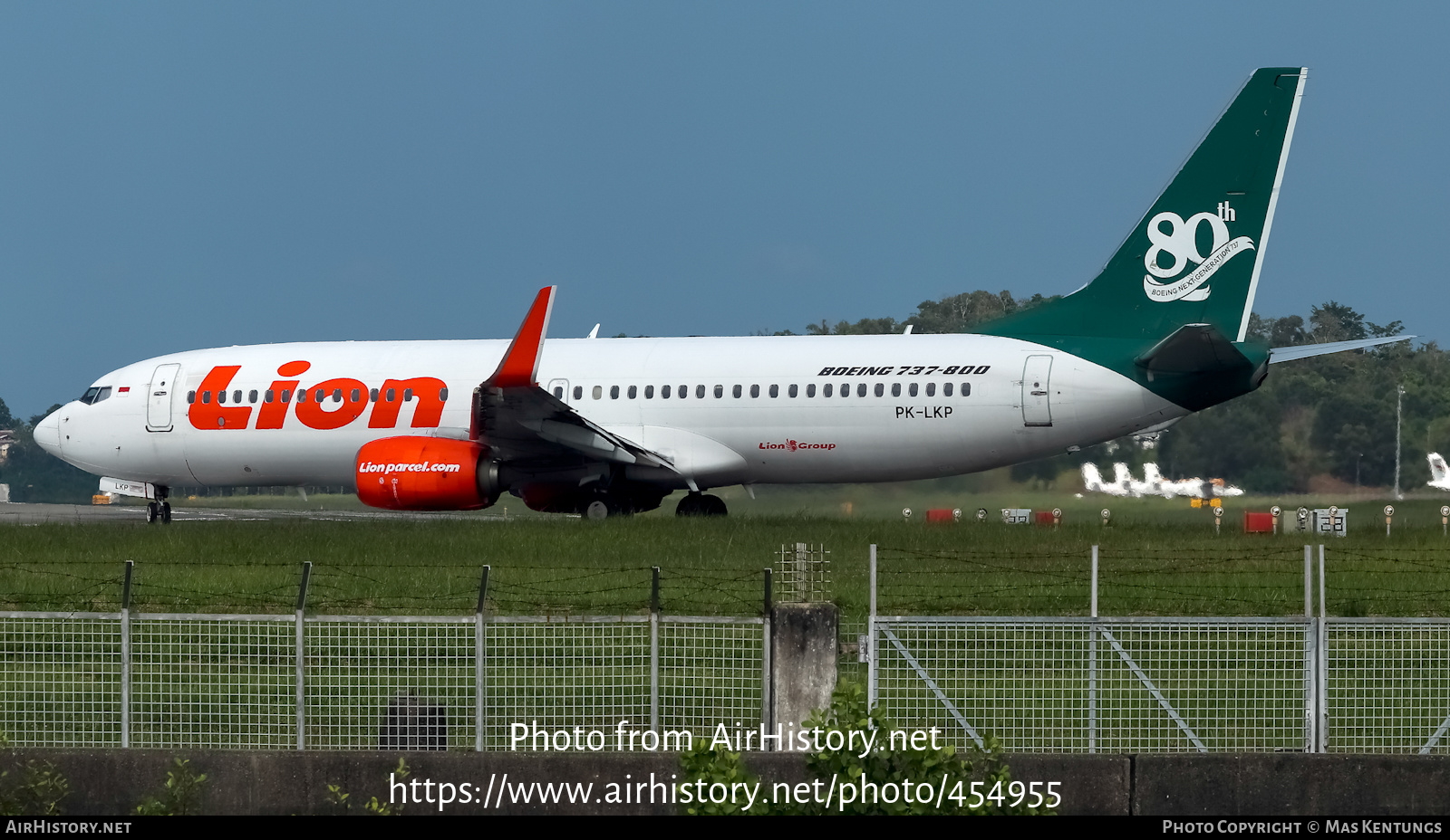 Aircraft Photo of PK-LKP | Boeing 737-8GP | Lion Air | AirHistory.net #454955