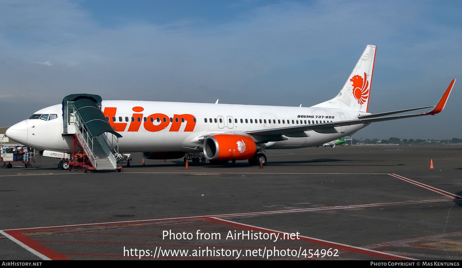 Aircraft Photo of PK-LPO | Boeing 737-8GP | Lion Air | AirHistory.net #454962