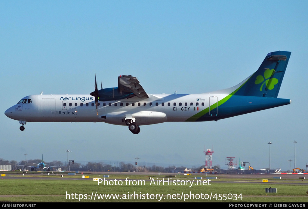 Aircraft Photo of EI-GZY | ATR ATR-72-600 (ATR-72-212A) | Aer Lingus Regional | AirHistory.net #455034