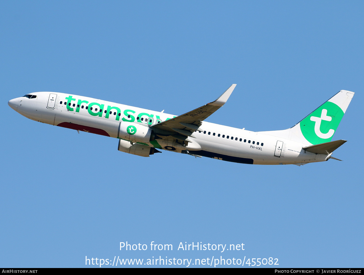 Aircraft Photo of PH-HXL | Boeing 737-800 | Transavia | AirHistory.net #455082