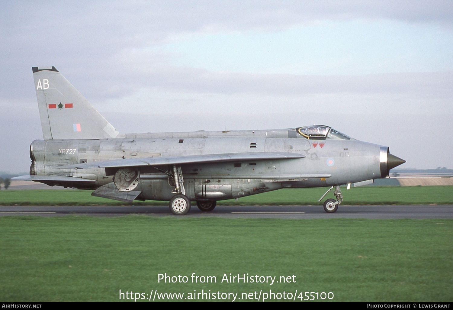 Aircraft Photo of XR727 | English Electric Lightning F6 | UK - Air Force | AirHistory.net #455100