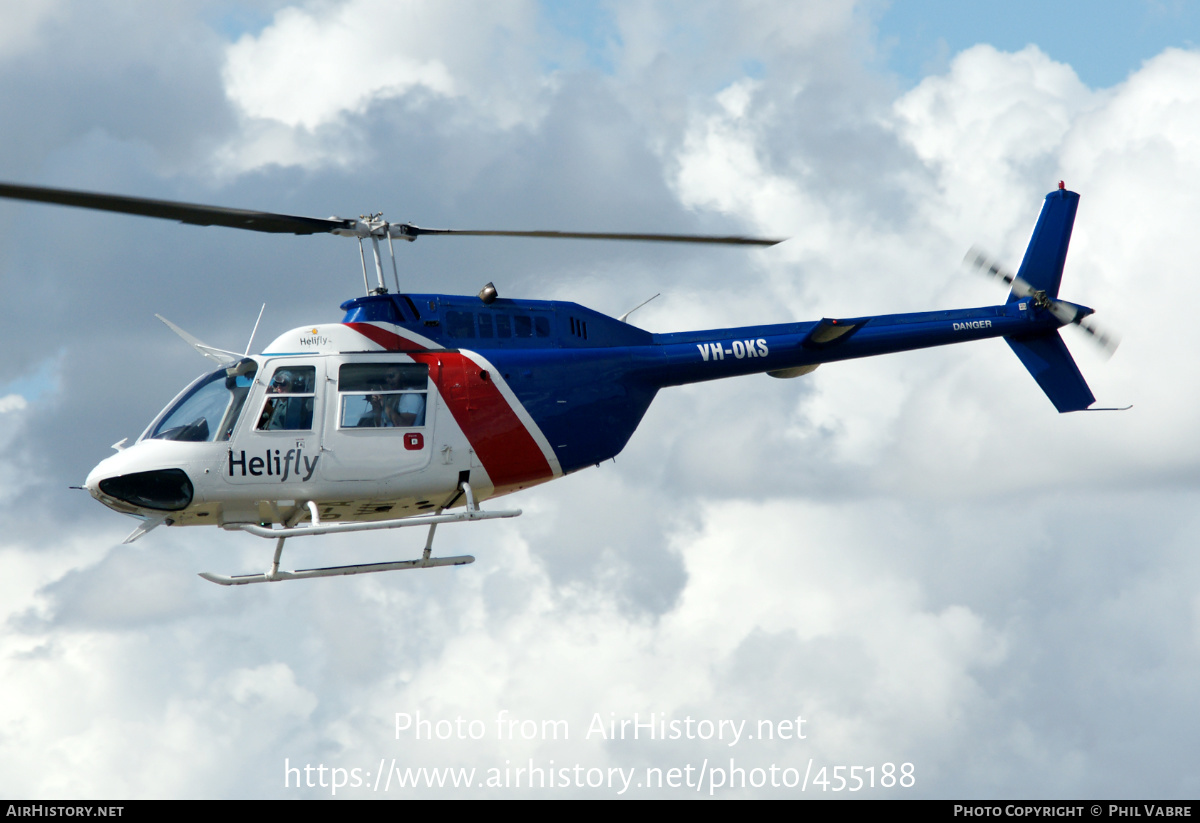 Aircraft Photo of VH-OKS | Bell AB-206B-2 JetRanger II | Helifly | AirHistory.net #455188